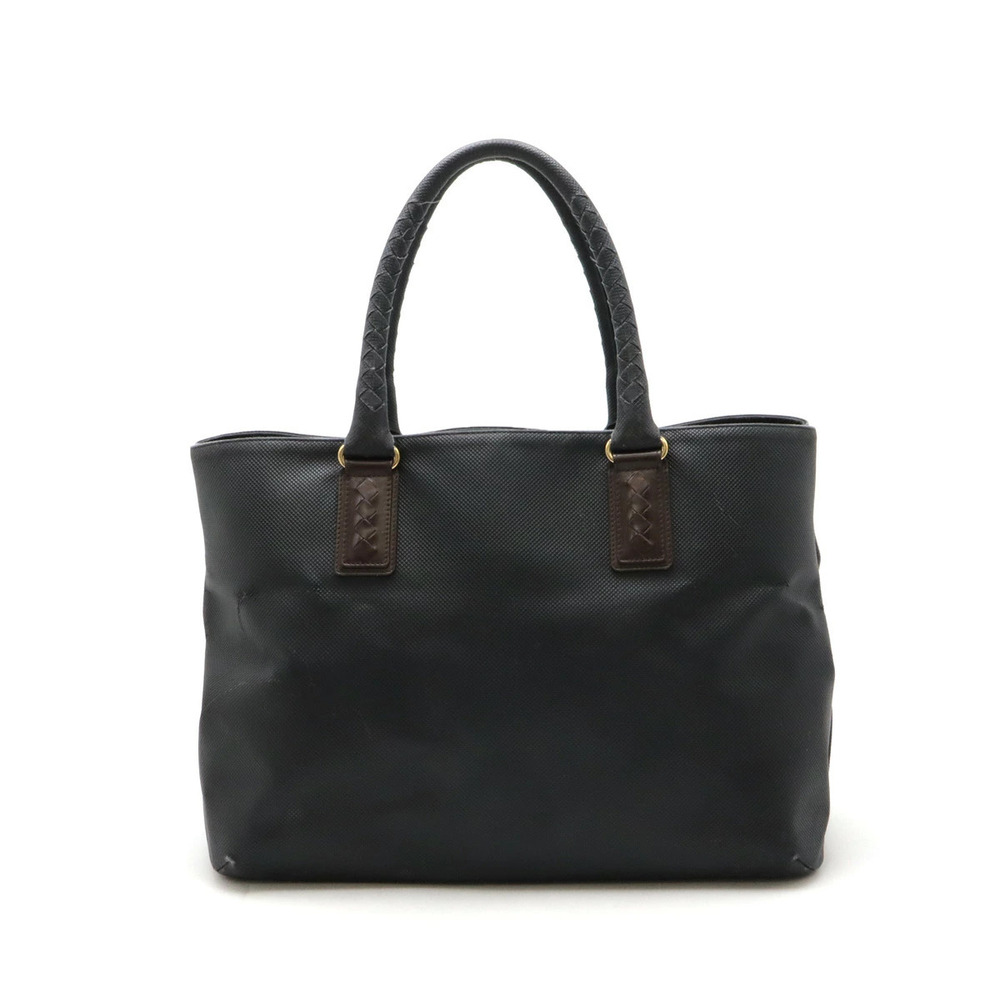 BOTTEGA VENETA Marco Polo Tote Bag Leather Dark Brown Black
